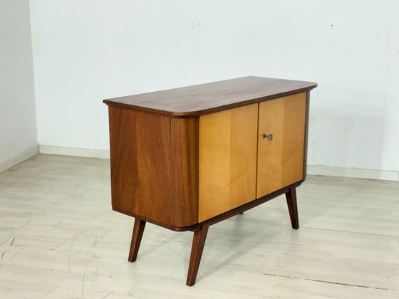 Image 1 of Commode/dressoir/vintage barkast uit het midden van de 20e eeuw – jaren 60