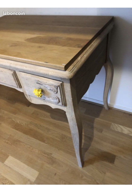 Restaurierter antiker Schreibtisch im Stil Louis XV – Unikat – pas de marque, Wood (photo 5 of 6)