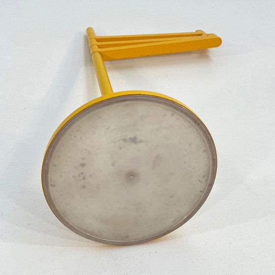 Image 1 of Porte-serviettes sur pied jaune par Makio Hasuike pour Gedy, 1970