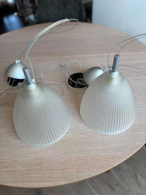 Two design hanging lamps Stresa model Lucitalia