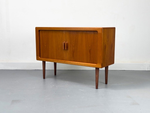 Danish Teak Sideboard with Tambour Doors from CFC Silkeborg, 1970s – dressoirs, Wood