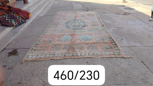 Handgeknoopt Berber kleed wol 460x230cm