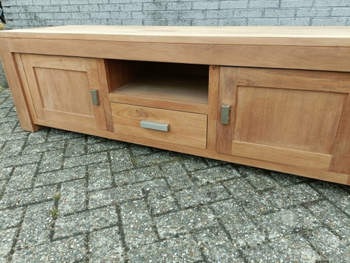 Massief Teakhouten TV Meubel