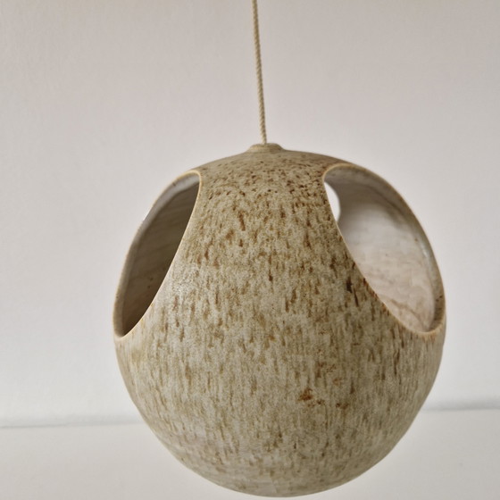 Image 1 of Jaap Ravelli cerámica globo colgante maceta para planta de interior 1960s/70s cerámica