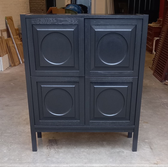 Image 1 of Highboard Dressoir Bar Brutalistische stijl De Coene 1970's