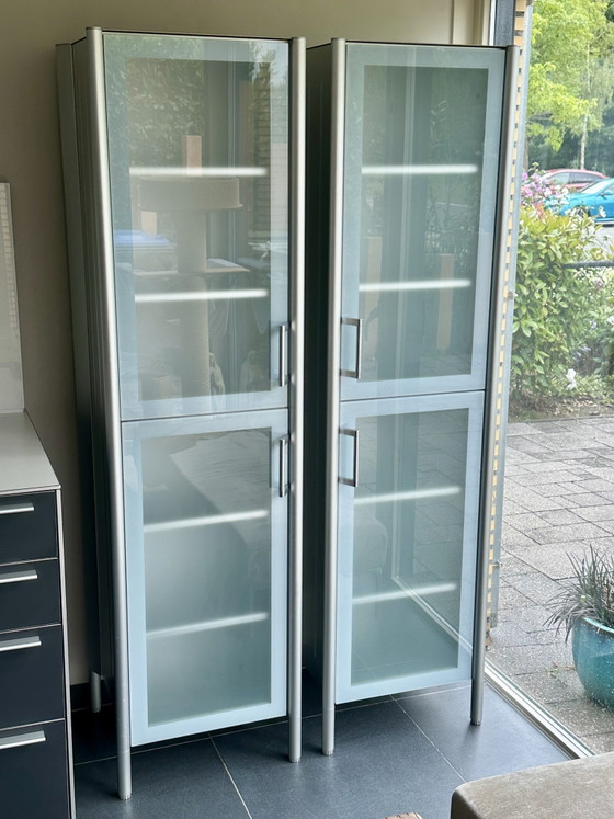 Ensemble de 2 meubles de cuisine Bulthaup System 20 – Buffets, Aluminium, Glass (photo 10 of 10)