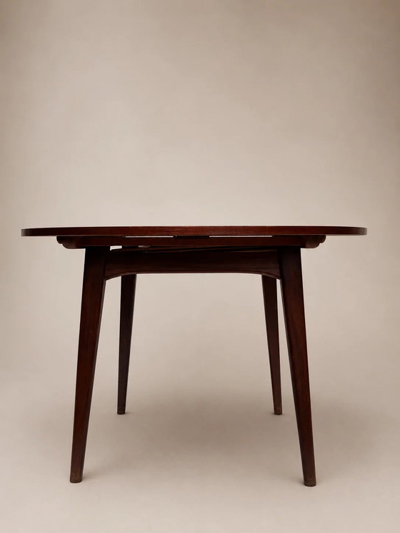 Tavolo da pranzo rotondo vintage allungabile – Tavoli da pranzo, Scandinavian (photo 4 of 5)