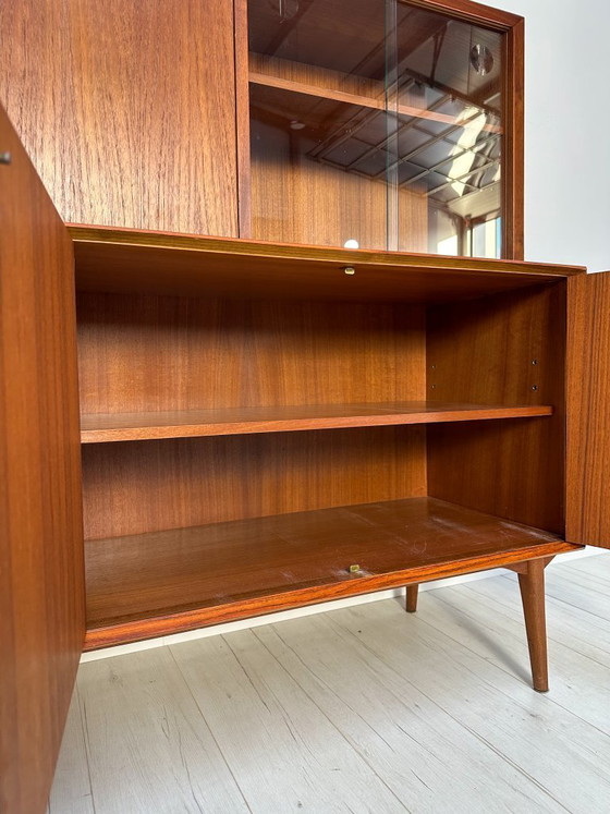 Image 1 of 1960s Teak Sideboard / Highboard ‘Vario 150’ by Rex Raab for Wilhelm Renz – Mid-Century Cabinet