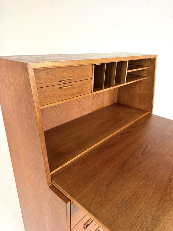 Image 1 of Vintage Danish Teak Desk, Arne Wahl Iversen '60