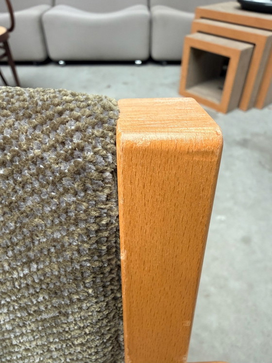 Fauteuil Farstrup (stock: 2), Textile, Bois, Vert (photo 10 sur 10)
