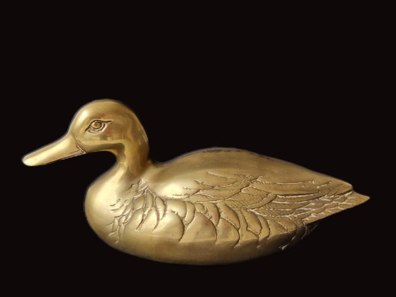 Image 1 of Pato grande de cobre macizo - años 70 - 1245 gramos
