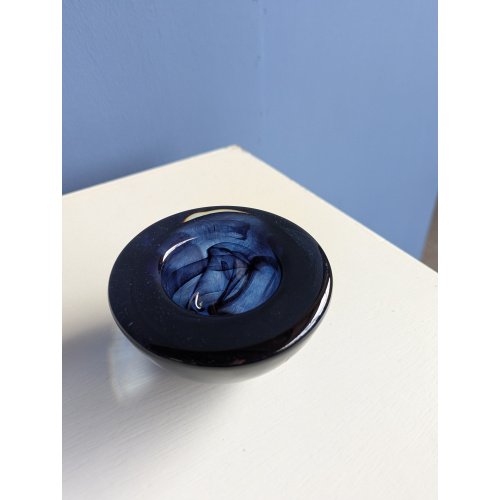Bol en verre Kosta Boda avec tourbillon - bleu foncé – Glass (photo 5 of 6)