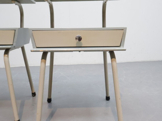 Image 1 of Ensemble de tables de chevet vintage | Wim Rietveld pour Auping