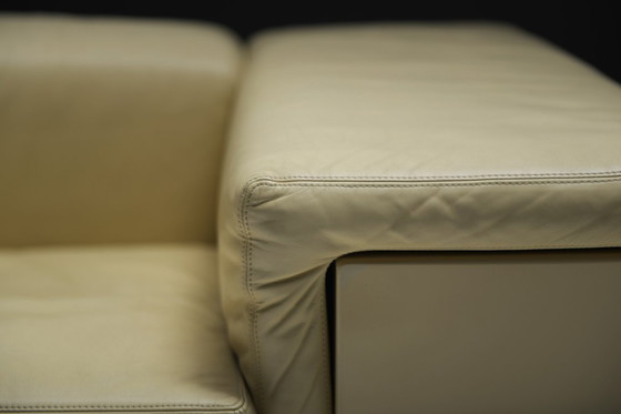 Image 1 of Stunning Brigadier sofa in very rare soft yellow by Cini Boeri for Knoll