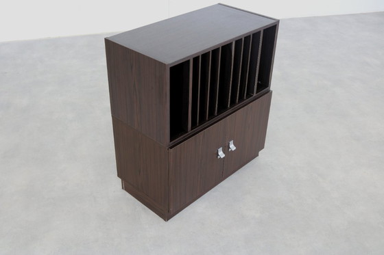 Image 1 of vintage audiomeubel | vinylkast | jaren 80 | Zweedsr