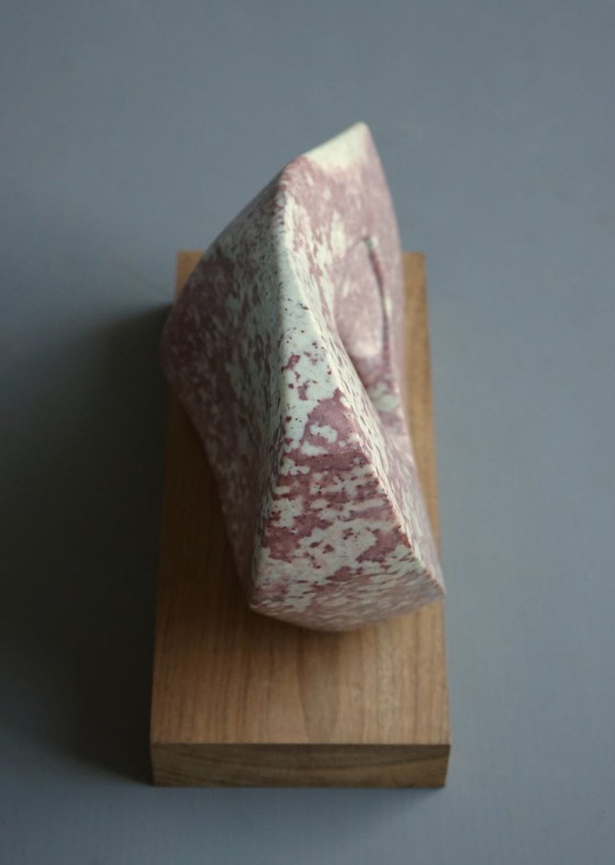 Image 1 of Abstract Stone Sculpture in the style of Barbara Hepworth. 1970s