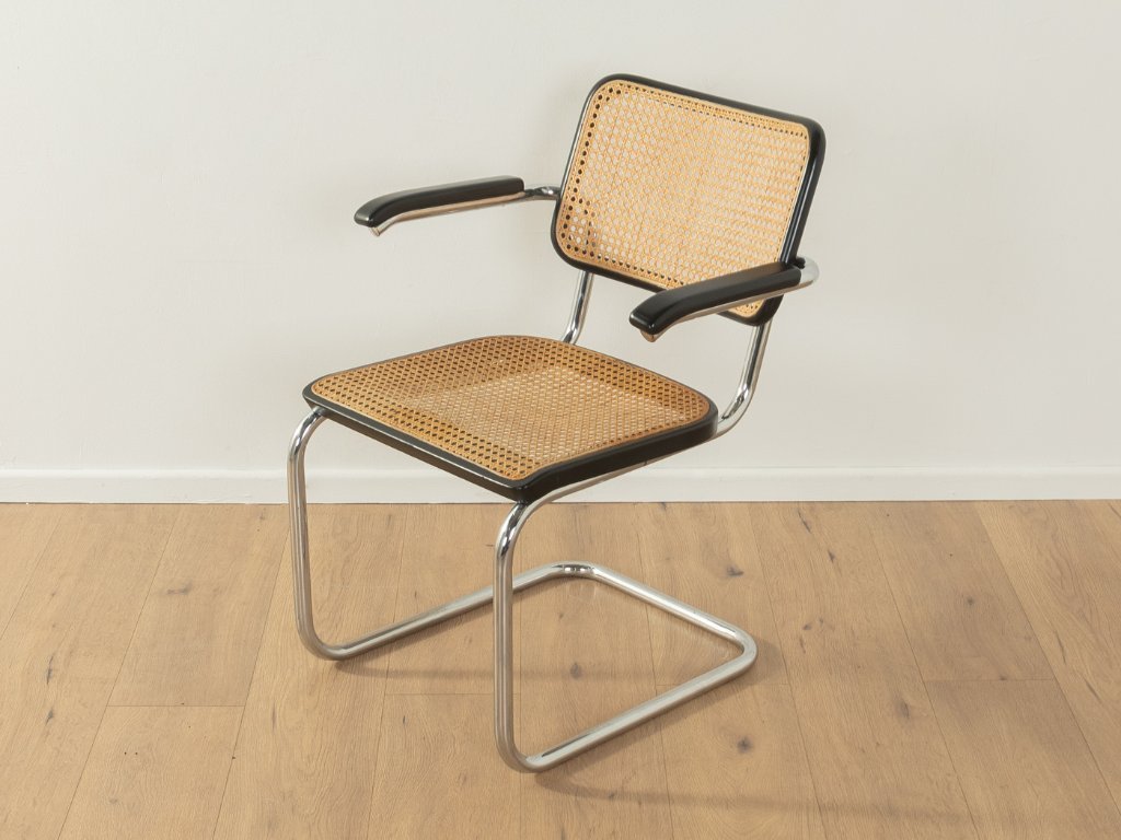 【希少】BAUHAUS THONET postmodern ヴィンテージ 4脚 Legendary tubular steel chair, model S 64, Marcel Breuer for