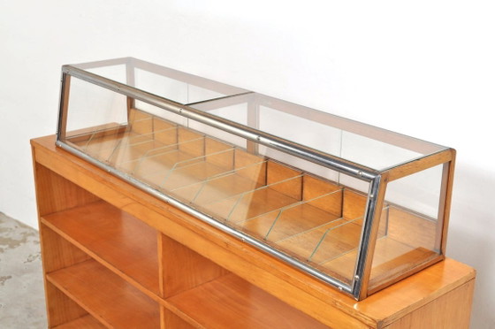 Vetrina da negozio / Vetrina da fornaio antica di Minks, anni '20 – Vetrine, Glass, Wood (photo 8 of 15)