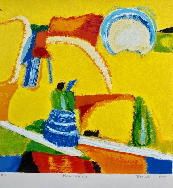 Image 1 of Serigrafía de Saskia Bremer - Nueva era a.1