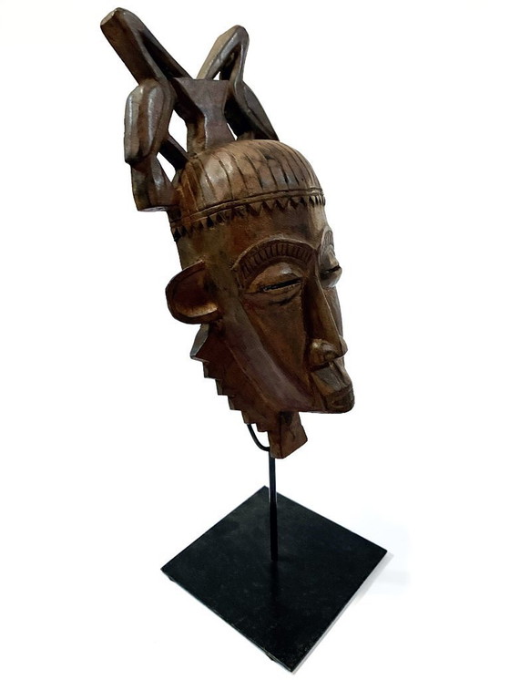Image 1 of Afrikanische Stammeskunst • Baoulé-Maske • Elfenbeinküste • 1970