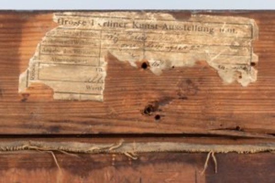 Image 1 of F. Peters-Weber, El anciano, 1901, óleo sobre lienzo