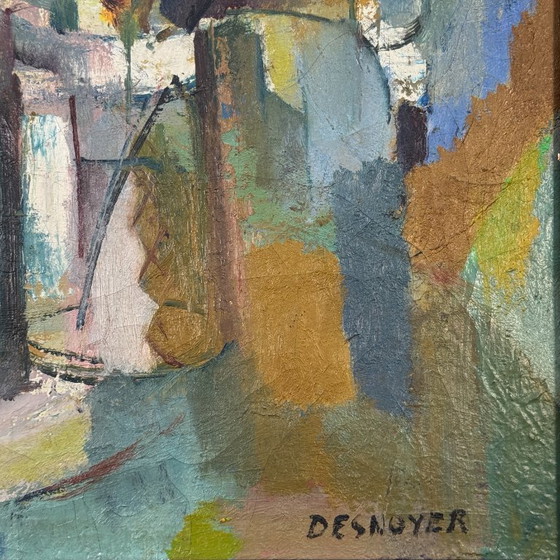 Image 1 of Francois Desnoyer (1894-1972) Olie op doek.