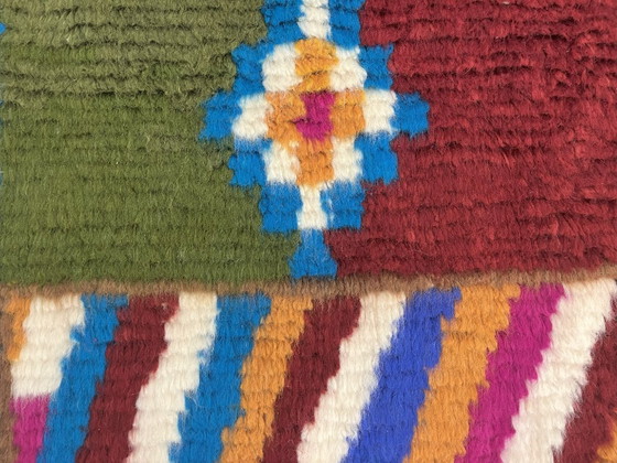 Image 1 of Berber Vloerkleed - 251 cm x 156 cm - gekleurde Wol