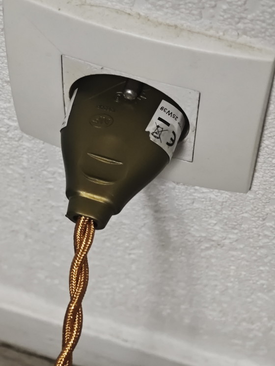 Image 1 of Vintage glazen lamp