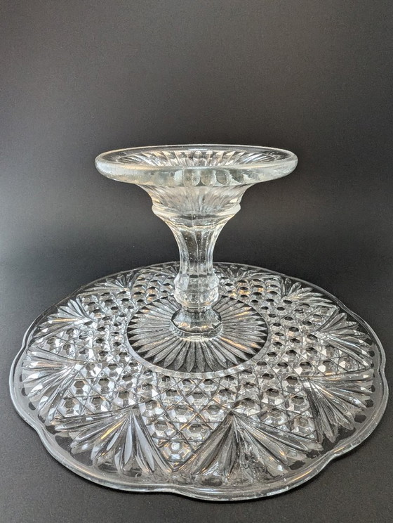 Image 1 of Piatto Art Déco vintage (Scailmont 1920-1940) reattivo ai raggi UV