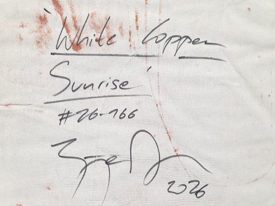 Jürgen Angeler - White Copper Sunrise – Gemälde & Zeichnungen, Canvas, Abstract (photo 8 of 19)