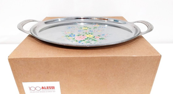 Image 1 of Julklapp Kerstcadeau Originele ALESSI Vintage Serveerschaal - Zilverkleurig