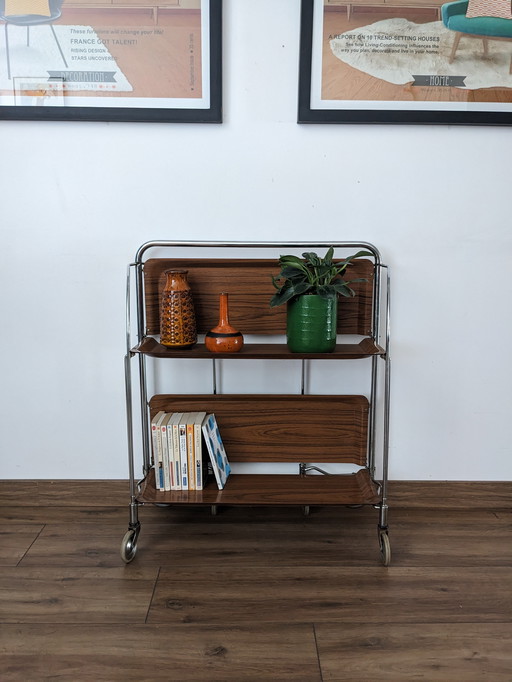 Desserte pliante vintage 