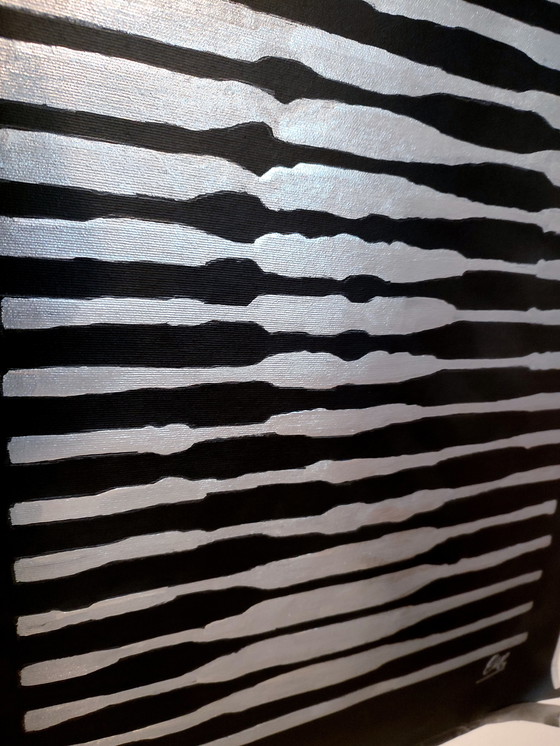 Image 1 of Walter Geraci - Gioconda Stripes (Silver)