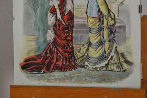 Image 1 of Stampa dalla rivista di moda francese del 1879
