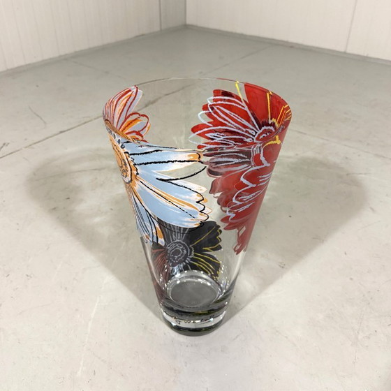 Image 1 of Jarrón de cristal de Andy Warhol para Rosenthal, Alemania, década de 1980