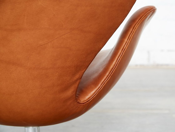 Arne Jacobsen Swan Chair voor Fritz Hansen – Fauteuils, Leather (photo 6 of 18)