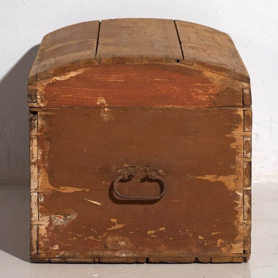 Baule antico patina marrone (c.1920) #49 – Armadi contenitori, Rustic (photo 13 of 33)