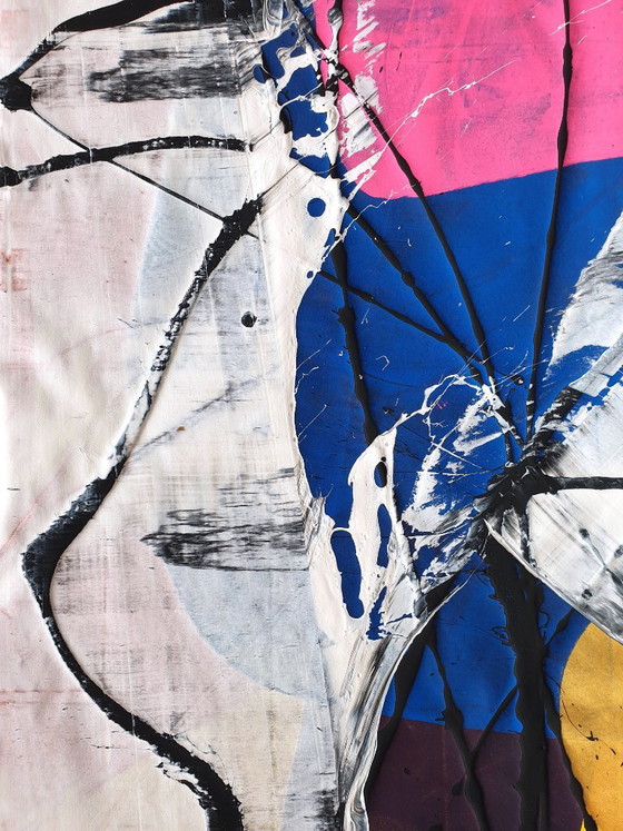 Jürgen Angeler - Die rosa Flamme - XXL – Gemälde & Zeichnungen, Canvas, Abstract (photo 11 of 35)