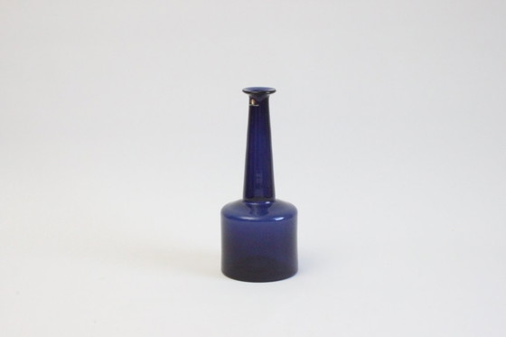 Image 1 of Timo Sarpaneva cobalt blue vase for Iitala, Finland 1964