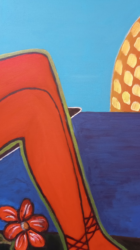 Image 1 of Tineke van Steenbergen HAPPY LIFE, 70 x 100 cm