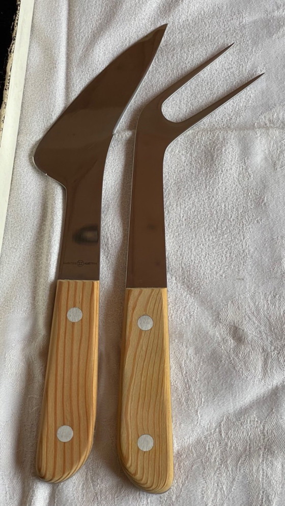 Cuchillo y Tenedor para Trinchar de Amboss Austria – Juegos de cubiertos, Madera, polished steel (photo 5 of 7)