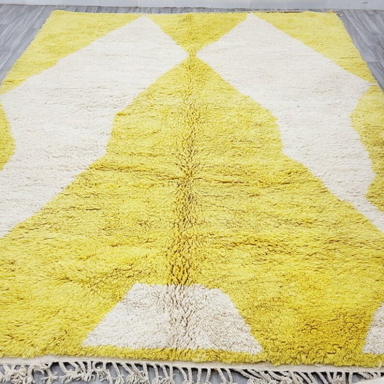 Elegant Marokkaans tapijt – Handgemaakt Atlasgebergte wol 200cmx300cm – Vloerkleden en tapijten, Cotton (photo 8 of 8)