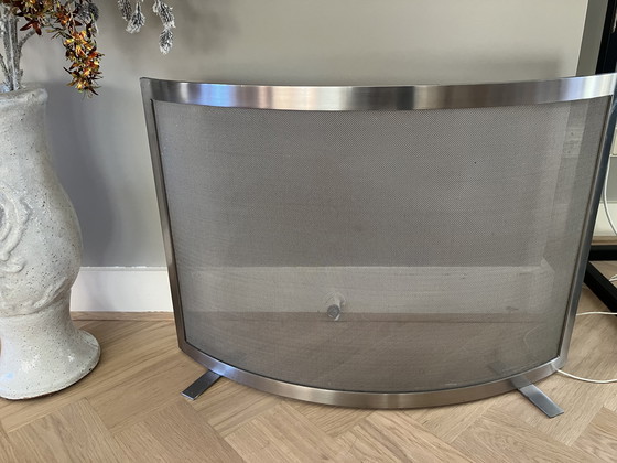 Image 1 of Fireplace screen stainless steel