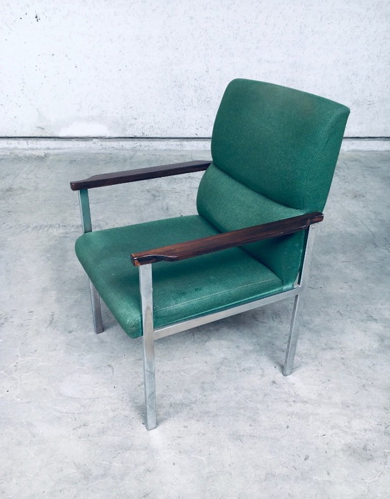 Image 1 of Midcentury Modern Design Pair of Office Arm Chairs by Brune, Germany 1960's