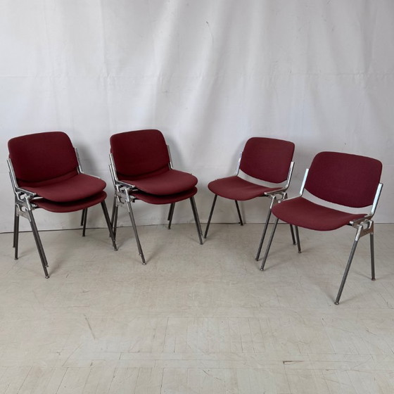 Image 1 of Set di 6 sedie Castelli di Giancarlo Piretti, Italia, anni '80