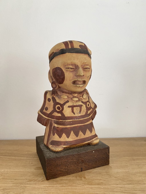 Ceremonieel terracotta beeldje – Veracruz-cultuur