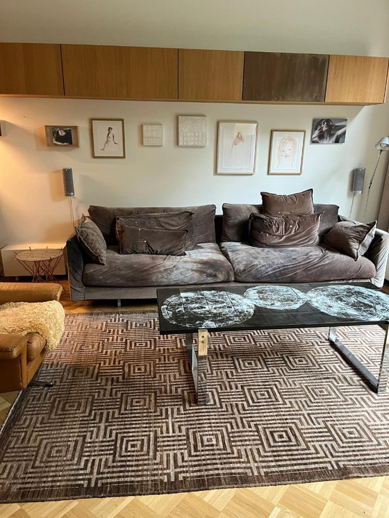 Image 1 of Coffee table, Belarti Tile table with chrome frame