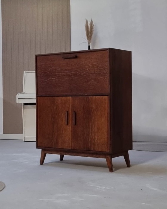 Mid Century Secretaire – Vitrinekasten, Wood (photo 16 of 18)
