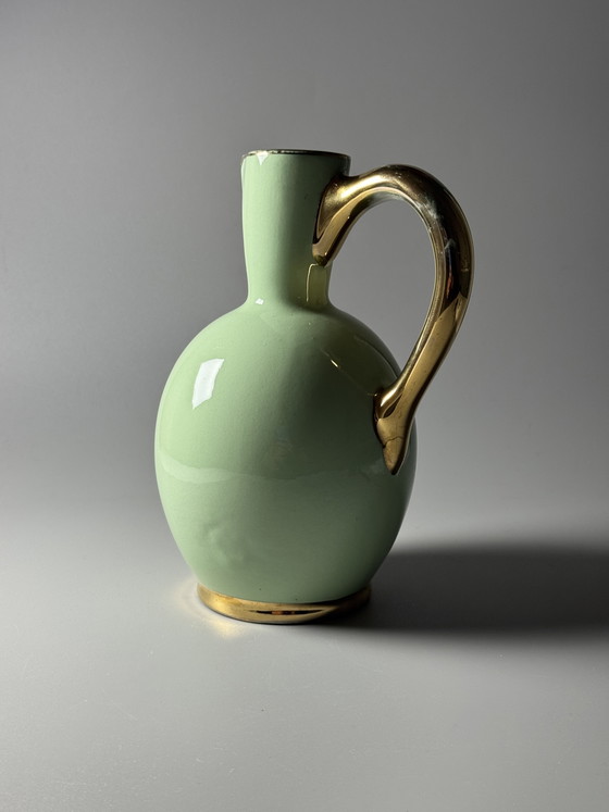 Image 1 of Jarra Boch Frères La Louvière Art Déco de loza, cerámica belga, años 30