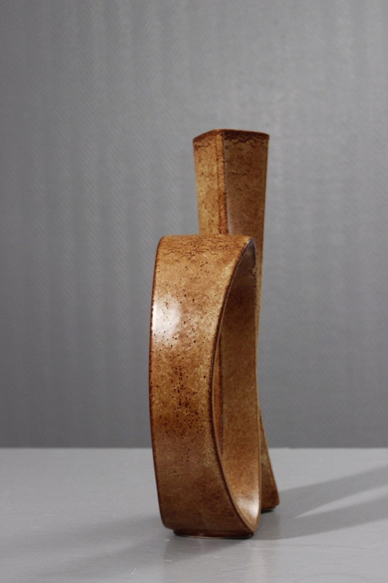 Image 1 of Roberto Rigon & Bertoncello Ceramiche d'Arte - Large design vase Italy 1970s